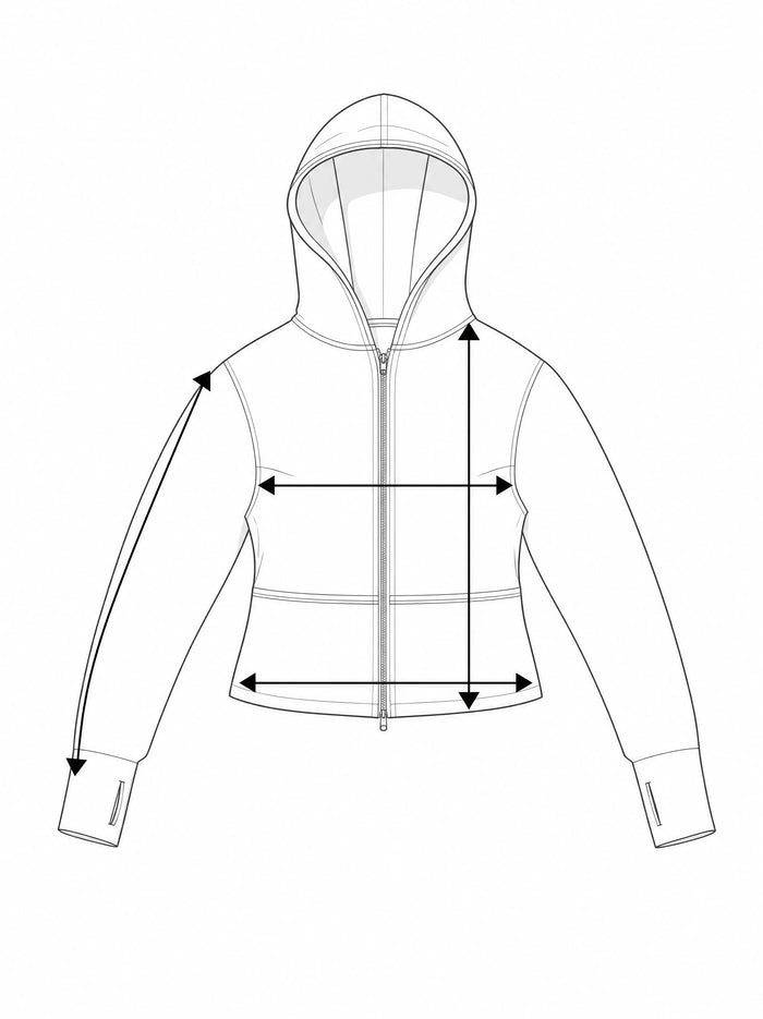 How to measure Second Skin Hoodie