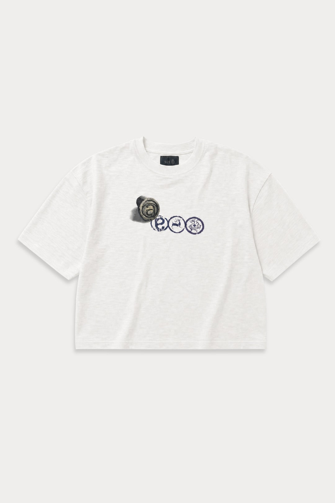Aston Abode Wadang Tee, front flat lay